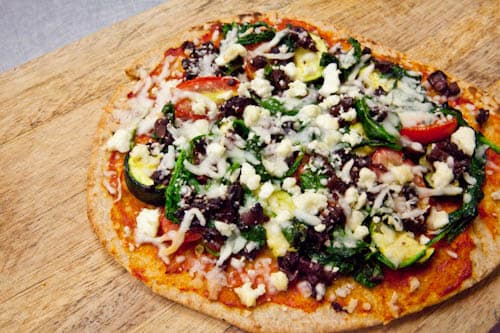 Mediterranean Flat Bread Pizza
