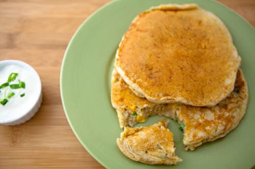 Corn and Zucchini Fritters